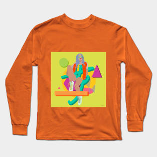 Orange Jacket Long Sleeve T-Shirt